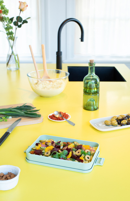Płaski lunchbox Brabantia Make & Take 1,1 l, Jade Green