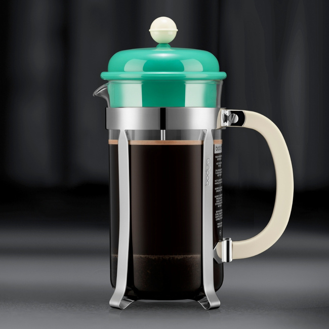 Bodum zaparzacz tłokowy french press Caffettiera 1L Light Green