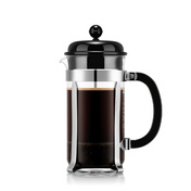 Zaparzacze tłokowe French press Caffettiera 1 l Black