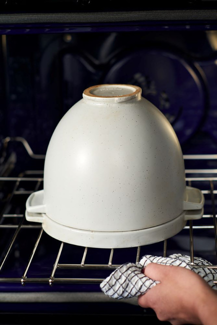 Ceramiczna dzieża do chleba z pokrywą KitchenAid 4,7 l 5KSM2CB5BGS do mikserów Artisan 5 i Classic