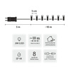 Extralink | Lampki LED | 200l zimny biały, dł. 3 + 10 m wewn/zewn