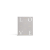 Album na zdjęcia Printworks All You Need Is Love XL, szary z czarnymi kartami