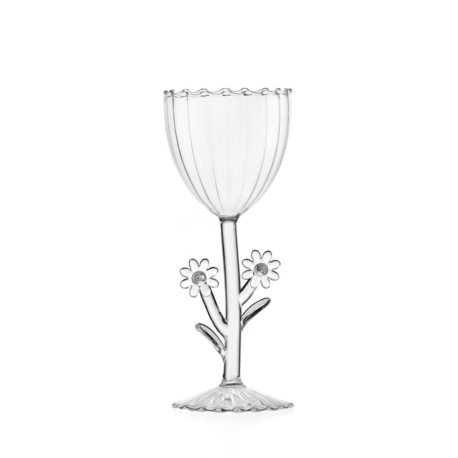 Kieliszki Stokrotka przezroczysta 21,5 cm - Ichendorf Milano
