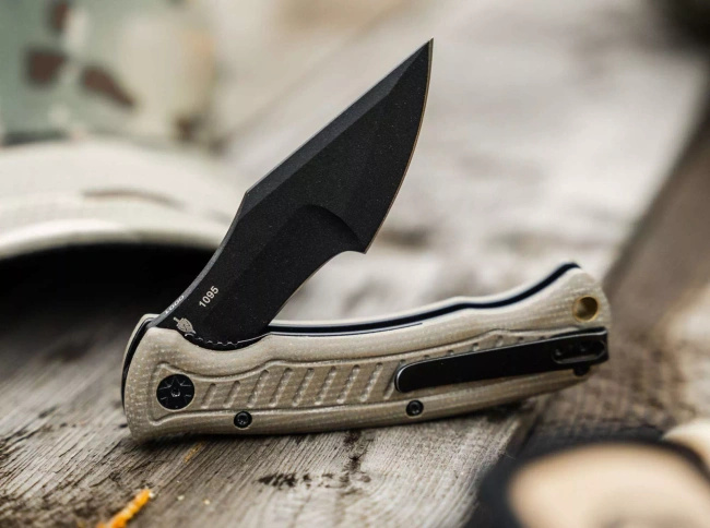 Nóż składany Boker Plus Micro Tracker Folder, stal 154CM, rękojeść z micarty