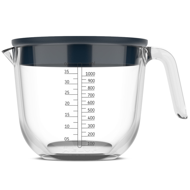 Dzbanek z miarką i pokrywką Chef it 1000 ml Navy 102311018100