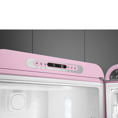 Smeg - Chłodziarko-zamrażarka FAB32RPK6 50'S STYLE - pastelowy róż