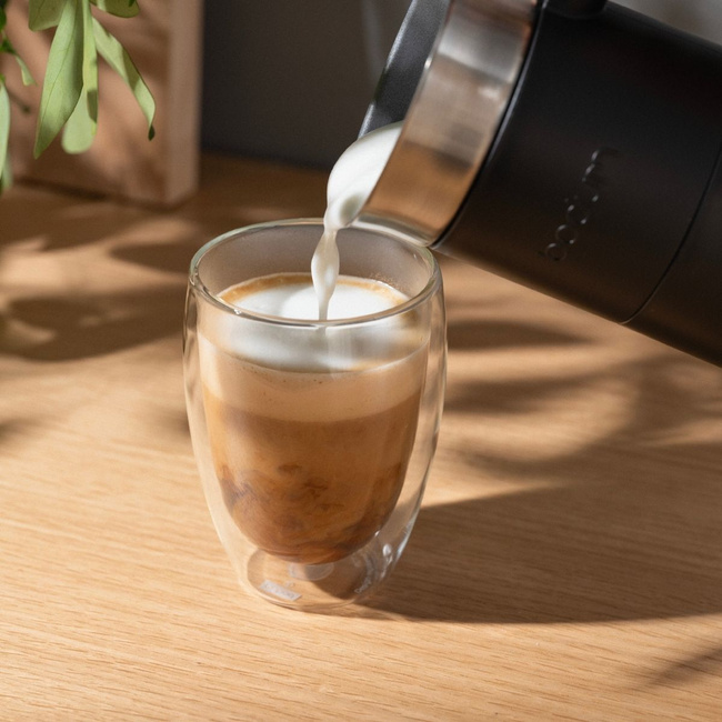 Spieniacz do mleka Bodum Barista 300 ml, elektryczny, czarny