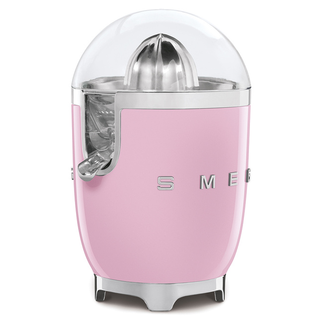 Smeg - Wyciskarka do cytrusów, pastelowy róż 50's style Cjf11Pkeu pastelowy róż.