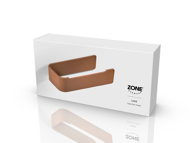 Uchwyt na papier toaletowy Zone Denmark Ume Terracotta, aluminium