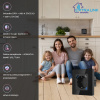 Extralink Smart Life Wall Socket Set Pro | Zestaw inteligentne gniazdko + ramka | Kolor Czarny, 230V, 1x USB A, 1x USB C, WiFi, Tuya