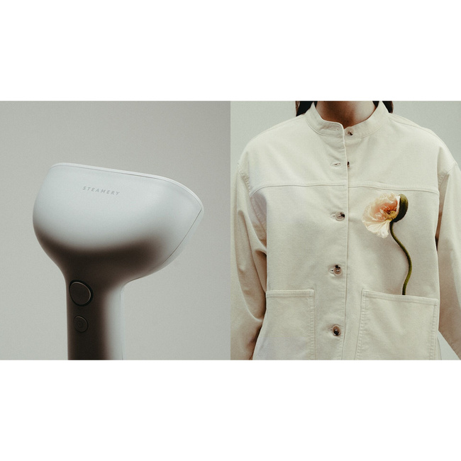 Parownica ręczna do ubrań Steamery Cirrus Core, kolor Cotton, 1350 W
