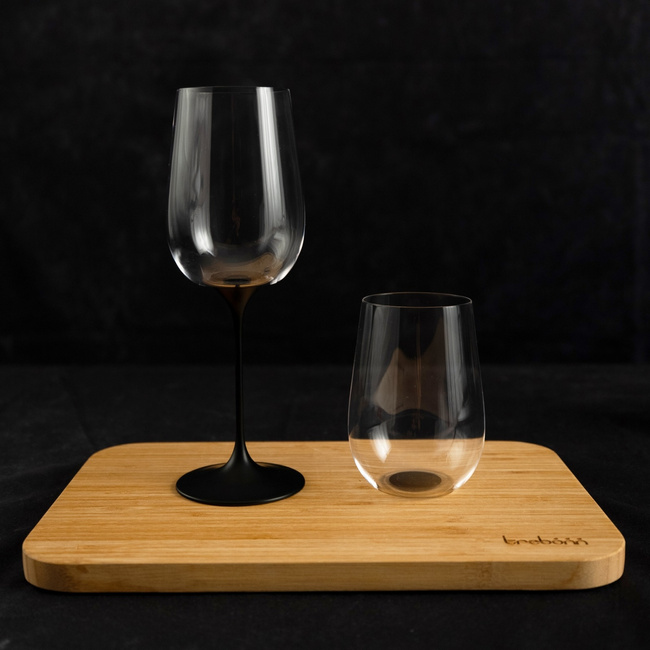 Czary do kieliszków Trebonn SplitGlass CinqueTerre, czarne, 2 szt., 400 ml