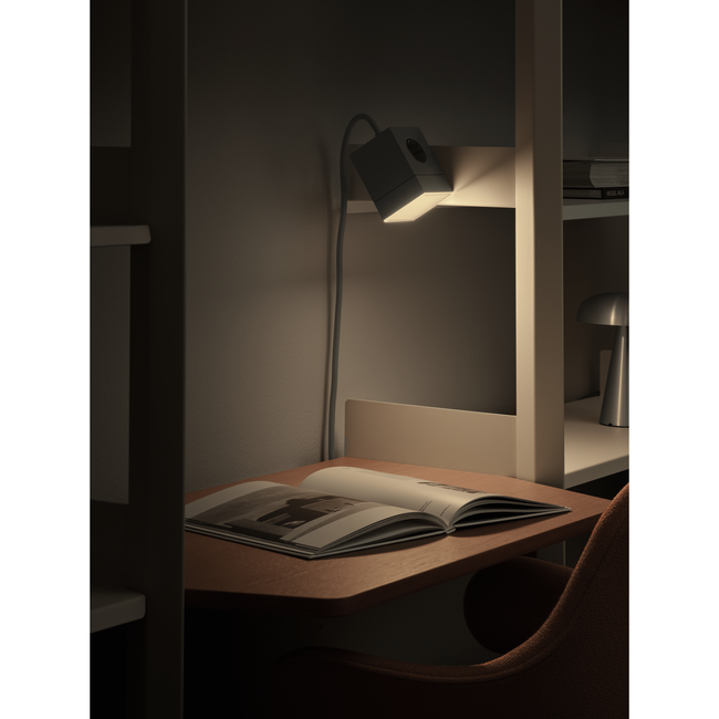 Lampka LED do gniazdka Avolt Lamp 1, szara Gotland Gray, ściemniana