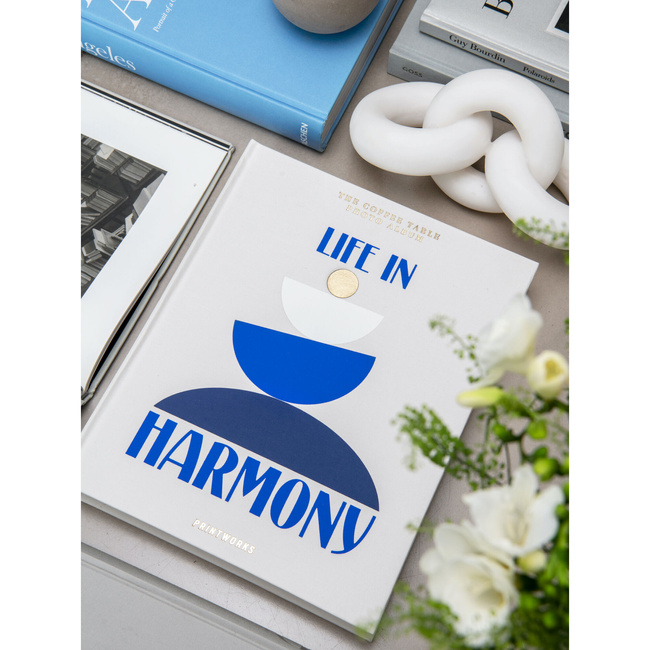 Album na zdjęcia Printworks Life in Harmony XL, biały, czarne karty, 60 stron