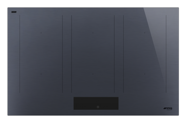 Smeg - Płyta Indukcyjna, 80 Cm, Linea, Ng Linea Sim1864dg Neptune Grey