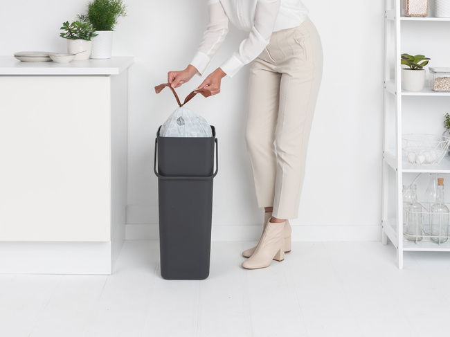 Kosz Sort&Go, 40L, szary - Brabantia