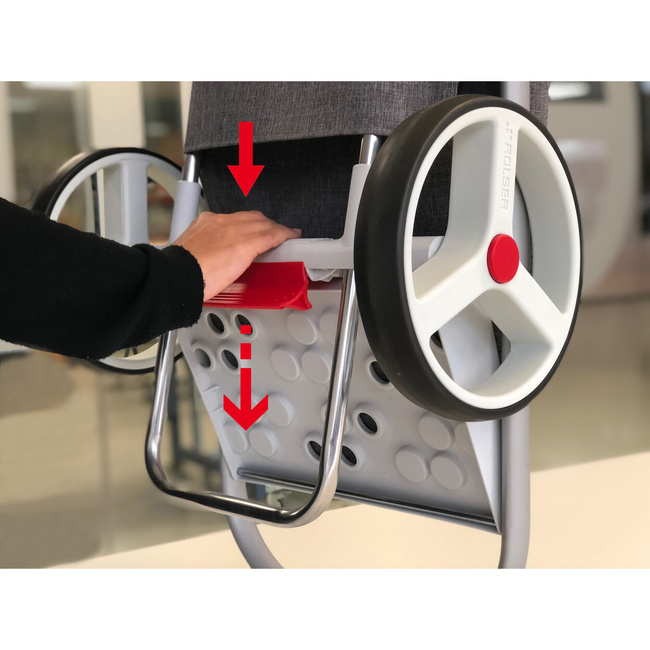 Wózek na zakupy Com Tweed 8 Black Tube Zielony - Rolser