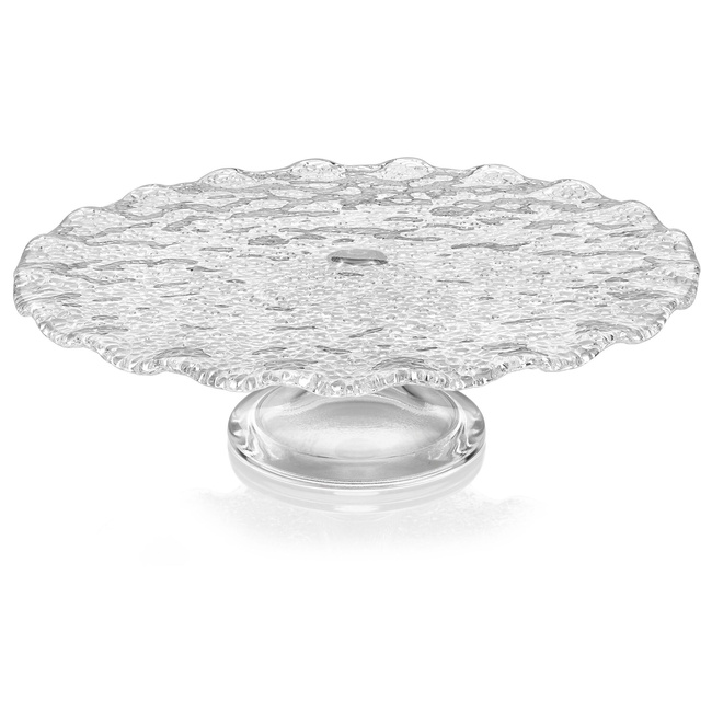 Patera na ciasto na nóżce Ø 26 cm - transparentna - Ivv