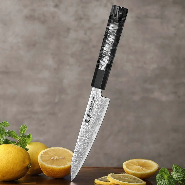 Dellinger Carbon Fiber Octagon Nóż Utility 14 cm