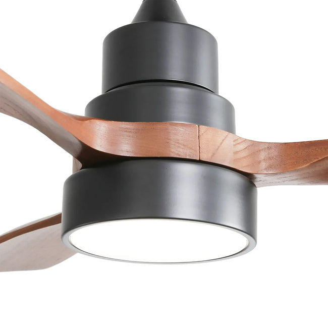 EXTRALINK Walnut Dark 48 Smart WiFi Wentylator sufitowy 122 cm ciemny orzech do domu z aplikacją
