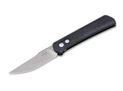 Nóż automatyczny Boker Plus Alluvial Satin, stal D2, aluminium