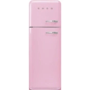 Smeg - Chłodziarko-zamrażarka 50's style Fab30Lpk5 Pastelowy róż (Chromowane uchwyty)