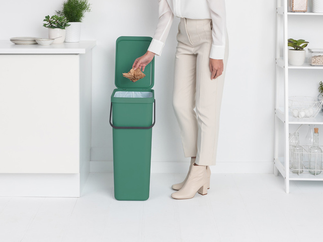 Kosz Sort&Go, 40L, zielony, Brabantia