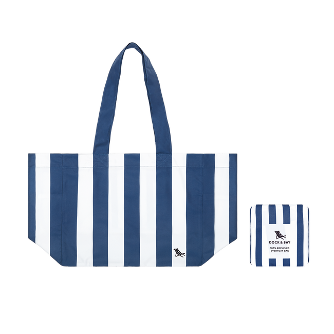 Torba na co dzień - Whitsunday blue M 39x19cm - Dock & Bay