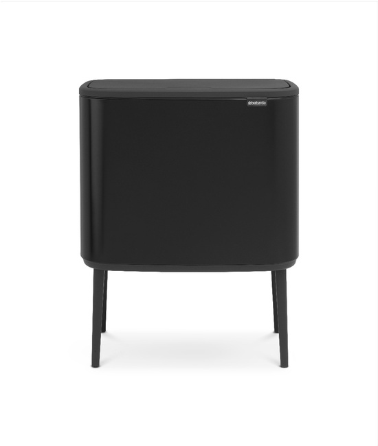 Kosz dotykowy Brabantia Bo Touch Bin 36 l, czarny matowy