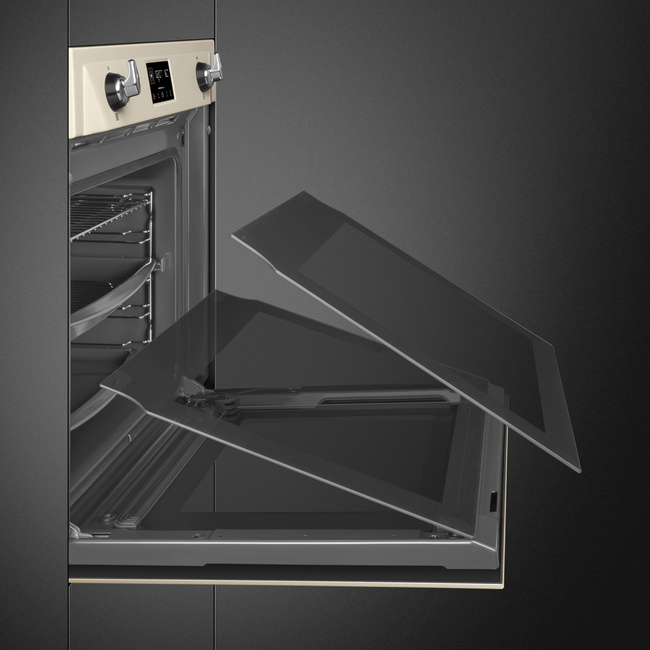 Smeg - Piekarnik, 60 cm, Victoria, Kremowy Victoria Sop6902S2pp Kremowy