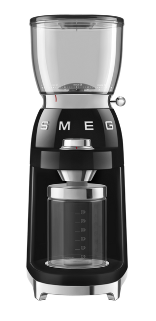 Smeg - elektryczny młynek do kawy, czarny 50's style Cgf11bleu czarny