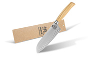 Shiori - Hamburg Santoku - Uniwersalny, Wielozadaniowy Nóż Szefa Kuchni Ze Stali Niemieckiej 1.4116