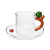 Filiżanki do espresso ze spodkiem Jabłko 5,5 cm - Ichendorf Milano