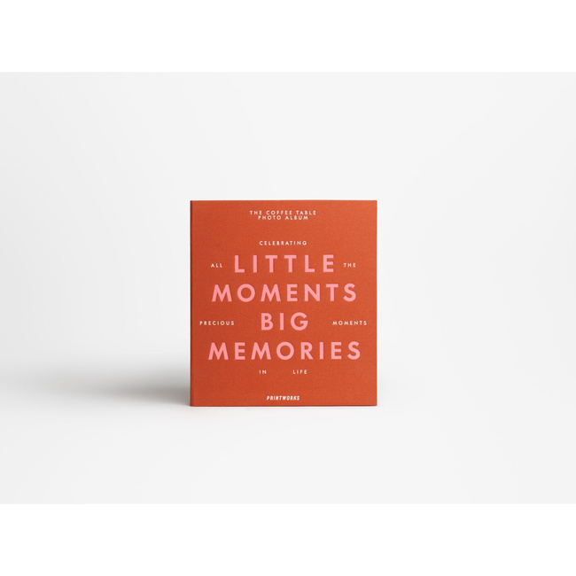Album na zdjęcia Printworks Little Moments Big Memories S, pomarańczowy, 30 stron