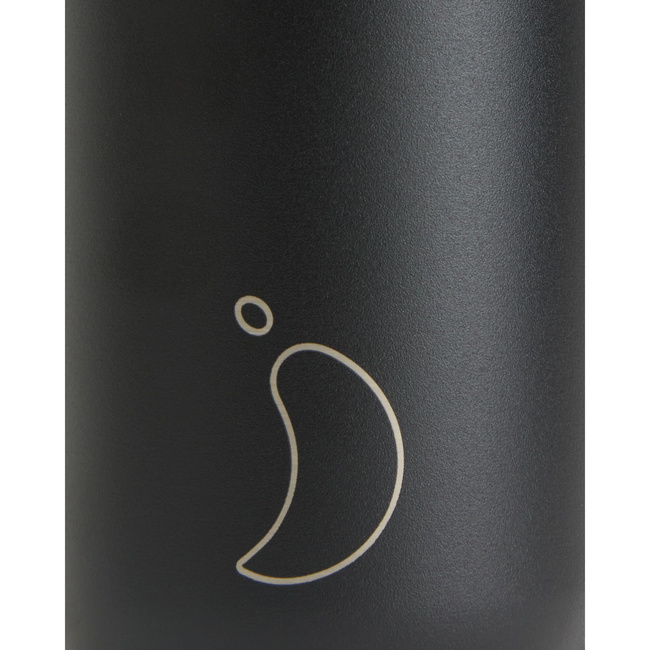 Butelka termiczna Chilly's 500 ml Czarna
