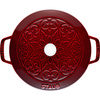 Garnek żeliwny okrągły lilia 3.5 ltr, grenadynowy - Staub