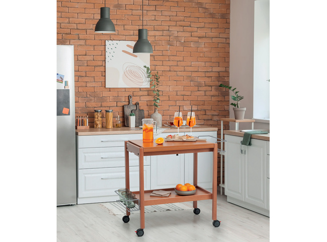 Wózek kuchenny Foppapedretti Newton Walnut – orzech włoski