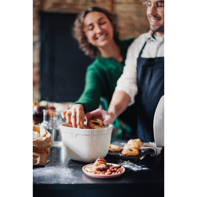 Słoik na ciasteczka - kremowy - Emile Henry