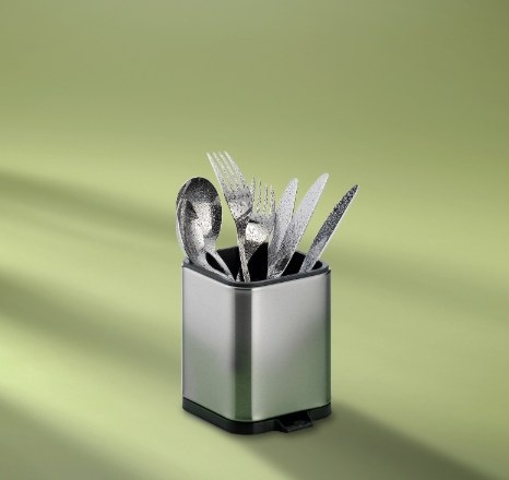 Ociekacz Na Sztućce Silver Mat Plata - Kela