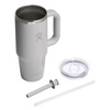 Kubek termiczny Hydro Flask Travel Tumbler 24 oz (710 ml) z uchwytem i słomką, Birch