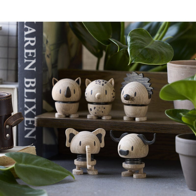 Figurka Hoptimist Buffalo S Oak 7 Cm Drewniana Sprężynująca Dekoracja Fsc