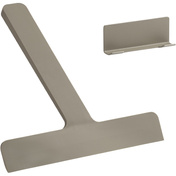 Ściągaczka łazienkowa z uchwytem Zone Denmark Ume Taupe, silikon, 22 cm