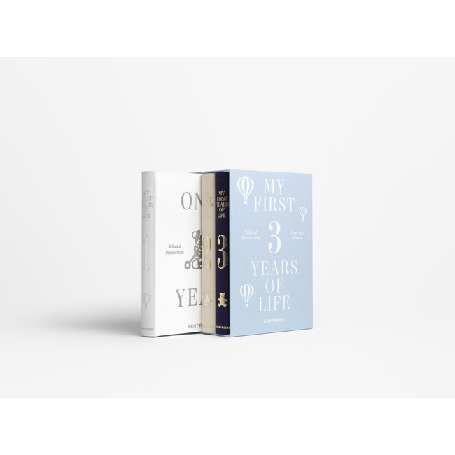 Księga fotograficzna - Baby 3-pack - My first 3 years photo albums - Printworks