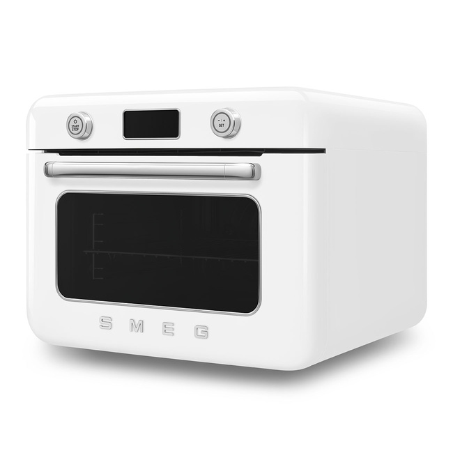 Smeg - Piekarnik nablatowy z funkcją pary COF01WHEU 50's Style - White