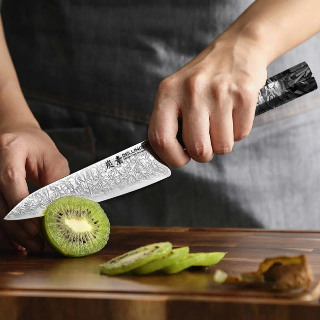Dellinger Carbon Fiber Octagon Nóż Utility 14 cm