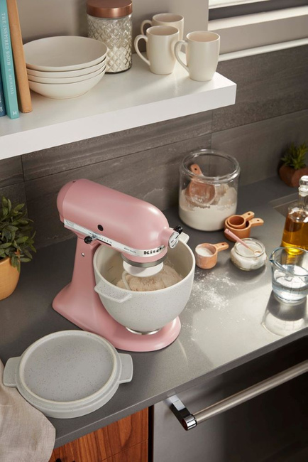 Ceramiczna dzieża do chleba z pokrywą KitchenAid 4,7 l 5KSM2CB5BGS do mikserów Artisan 5 i Classic