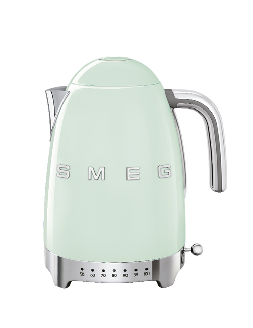 Smeg - Czajnik z regulacją temp., p. Zieleń 50's style KLF04PGEU Pastelowa Zieleń.