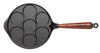 Traditional Patelnia do mini pancakes - 23 cm, Czarny - Skeppshult