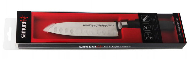 Samura Mo-V Santoku Nóż Kuchenny Mały 138mm - Ostrze Z Mołubdenowo-Wanadowej Stali