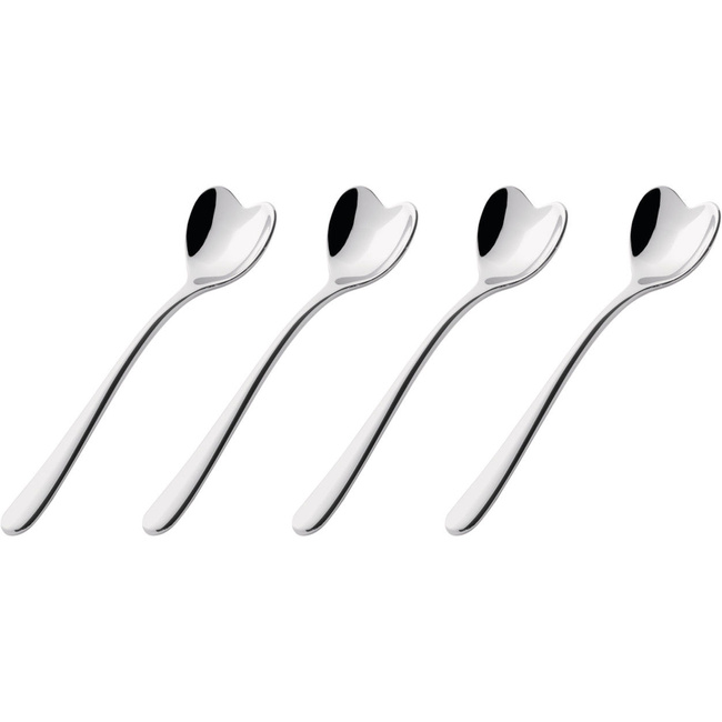 Zestaw 4 Łyżeczek Do Kawy, Polerowane Big Love - Alessi